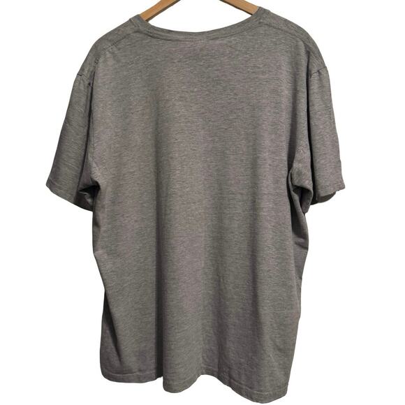 The North Face Mens Gray XL  Mountain Logo Short Sleeve Crew Neck T-Shirt - Picture 4 of 4